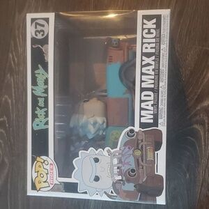Mad Max Rick  Funko Pop #37 Rick And Morty Pop Rides - New